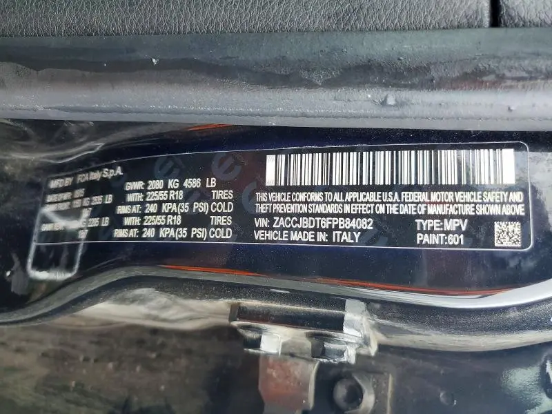 2015 JEEP RENEGADE LIMITED  