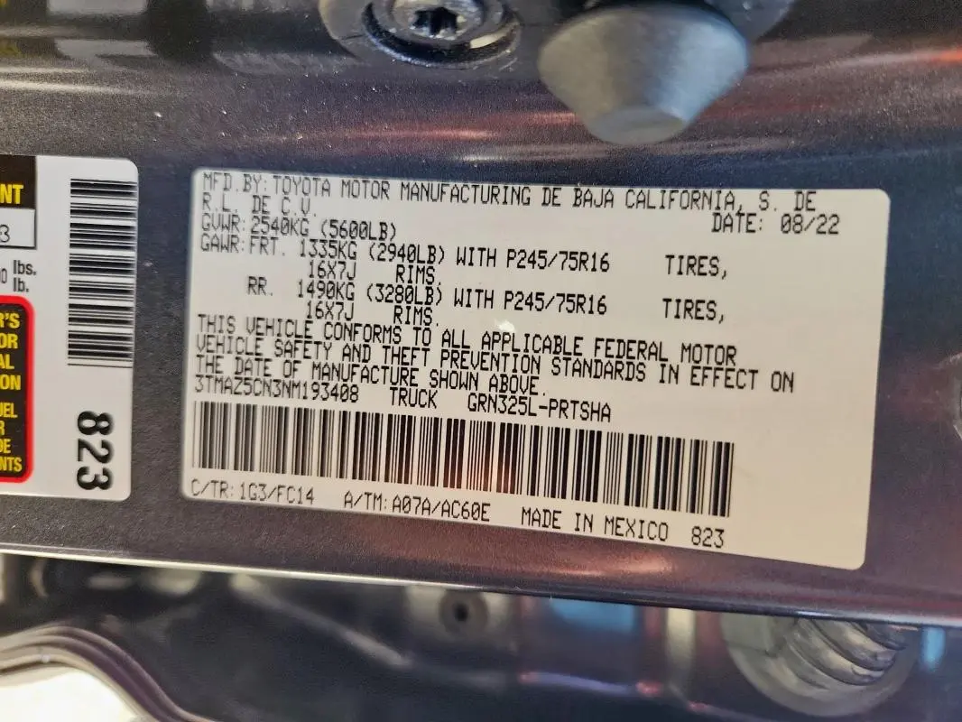 2022 TOYOTA TACOMA DOUBLE CAB  