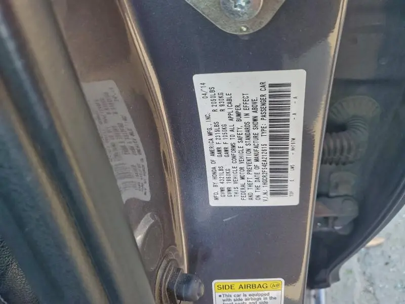 2014 HONDA ACCORD SPORT  