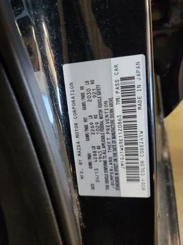 2014 MAZDA 6 GRAND TOURING  