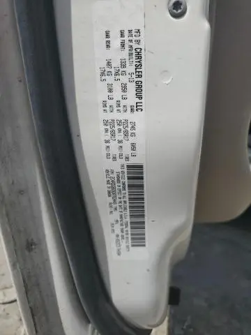 2013 DODGE GRAND CARAVAN SE  