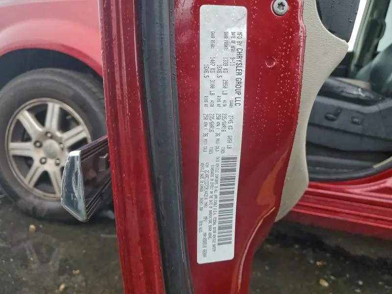 2012 CHRYSLER TOWN & COUNTRY TOURING L  