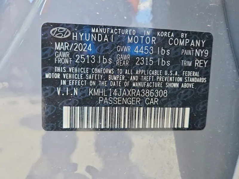 2024 HYUNDAI SONATA SEL  
