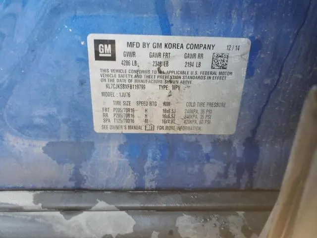 2015 CHEVROLET TRAX LS  