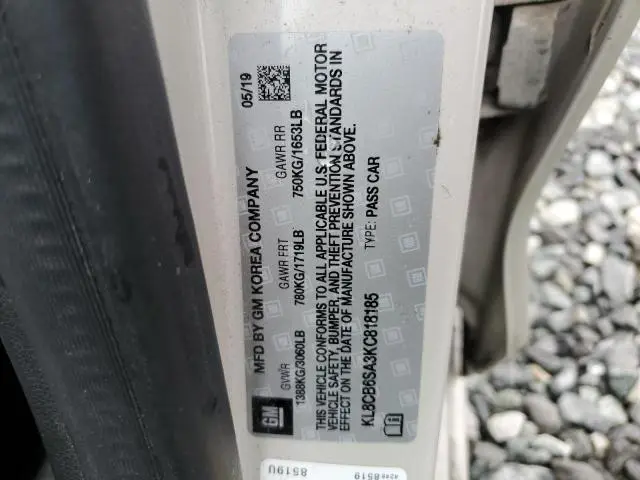 2019 CHEVROLET SPARK LS