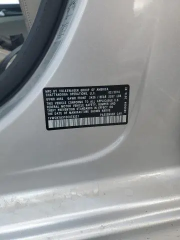 2014 VOLKSWAGEN PASSAT SEL  