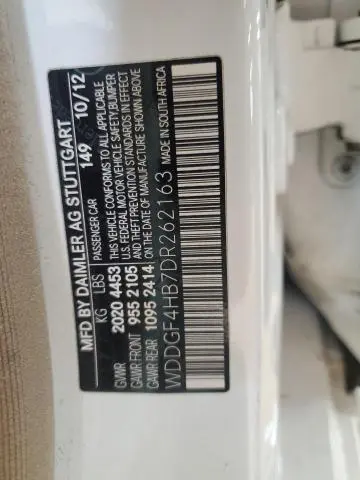 2013 MERCEDES-BENZ C 250  