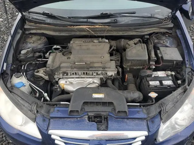2010 HYUNDAI ELANTRA BLUE