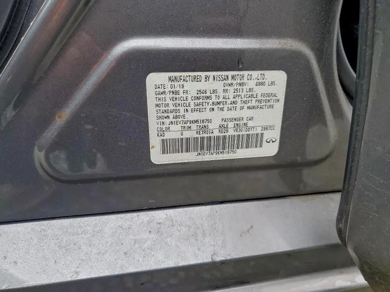 2019 INFINITI Q50 LUXE  