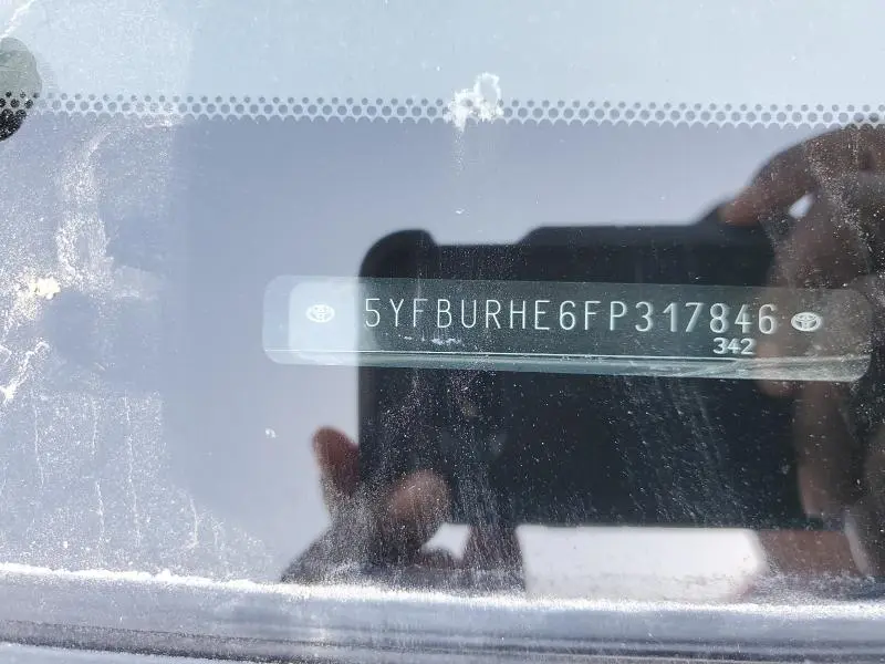 2015 TOYOTA COROLLA L  