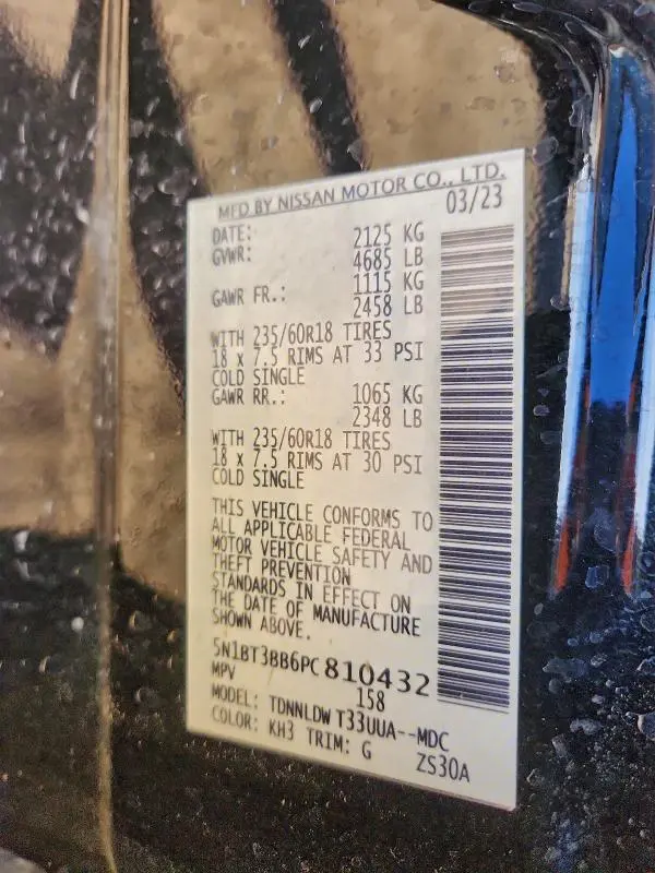 2023 NISSAN ROGUE SV  