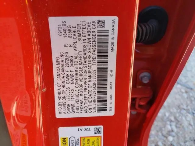 2025 HONDA CIVIC SPORT