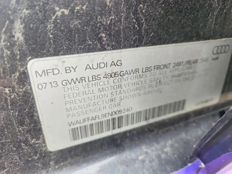 2014 AUDI A4 PREMIUM PLUS  