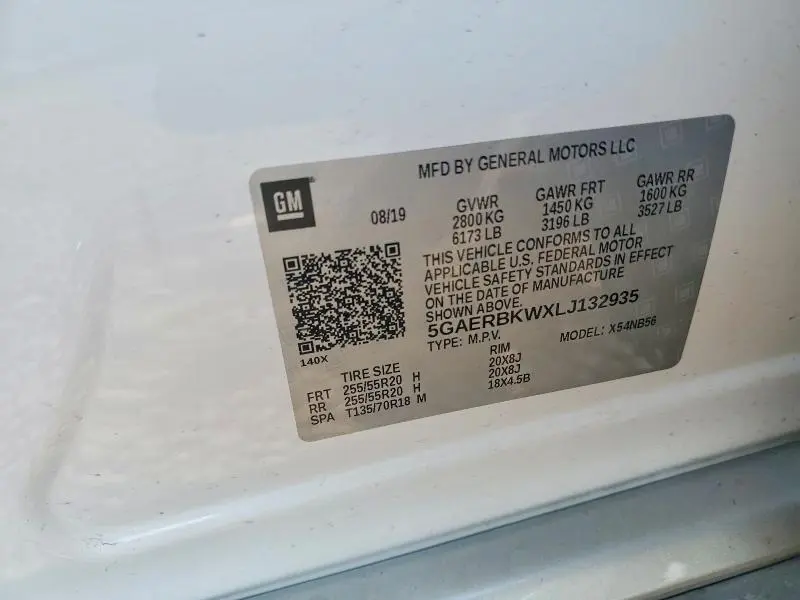 2020 BUICK ENCLAVE ESSENCE  