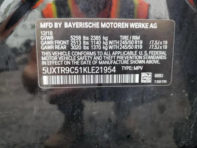 2019 BMW X3 XDRIVE30I  