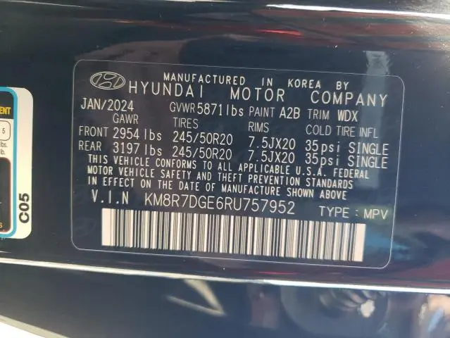 2024 HYUNDAI PALISADE CALLIGRAPHY  