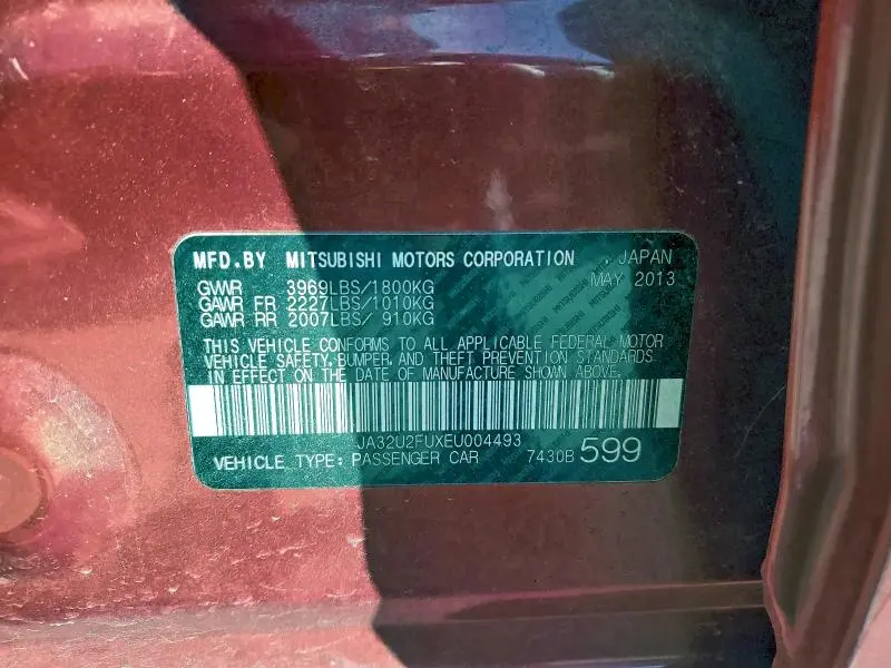 2014 MITSUBISHI LANCER ES/ES SPORT  