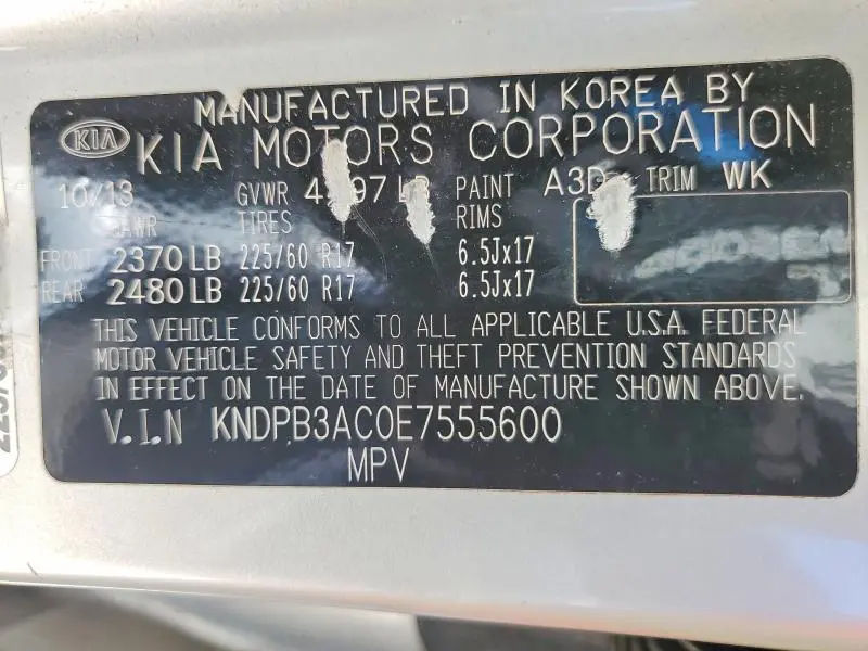 2014 KIA SPORTAGE LX  