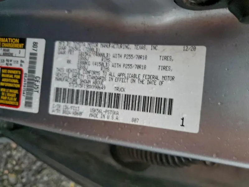 2021 TOYOTA TUNDRA CREWMAX SR5  