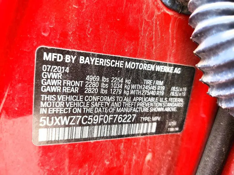 2015 BMW X3 SDRIVE28I  