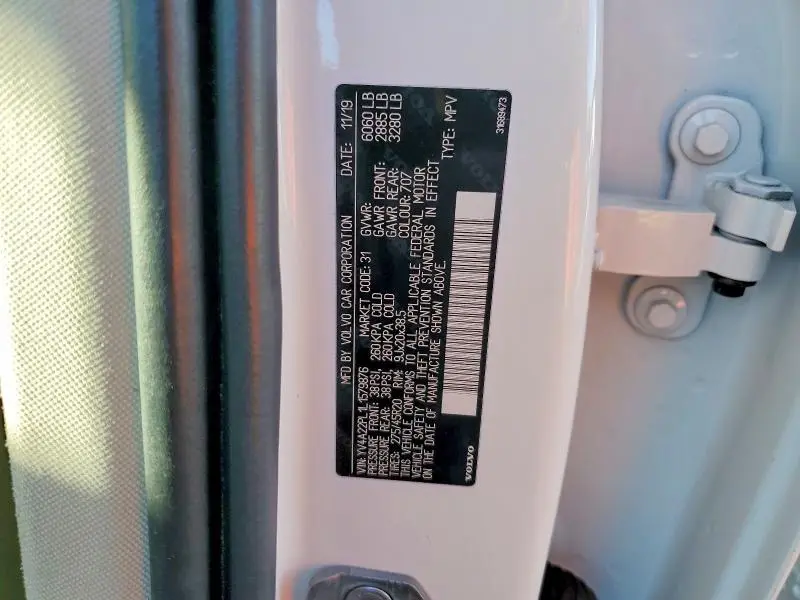 2020 VOLVO XC90 T6 INSCRIPTION  