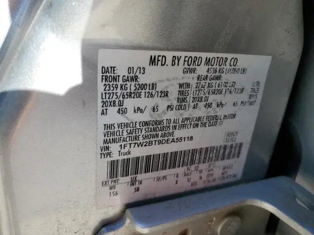2013 FORD F250 SUPER DUTY  
