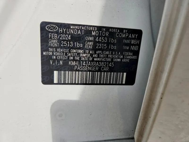 2024 HYUNDAI SONATA SEL  