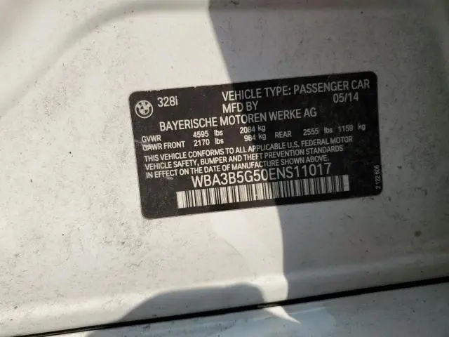 2014 BMW 328 XI SULEV  