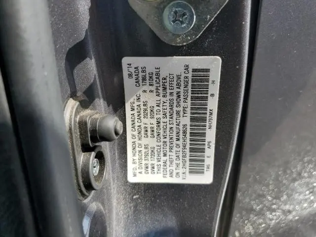 2014 HONDA CIVIC EXL  