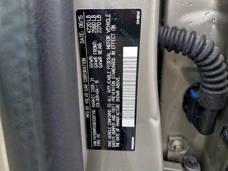 2016 VOLVO S60 PREMIER  