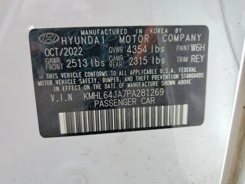 2023 HYUNDAI SONATA SEL  