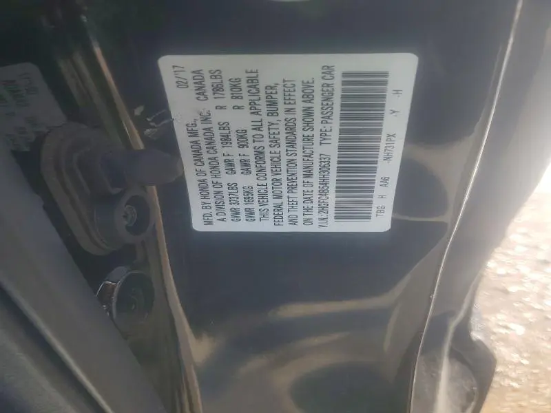 2017 HONDA CIVIC LX  