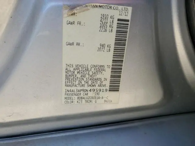 2013 NISSAN ALTIMA 2.5  