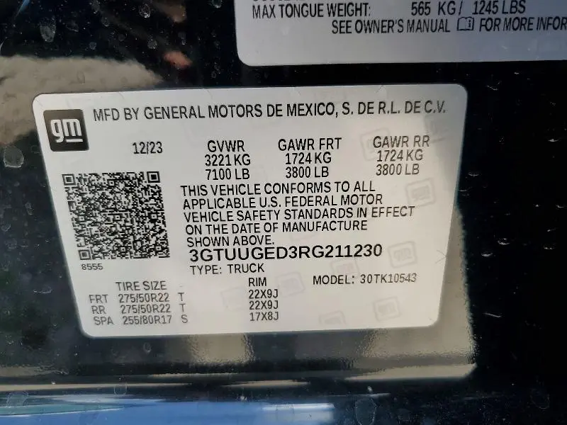 2024 GMC SIERRA K1500 DENALI  