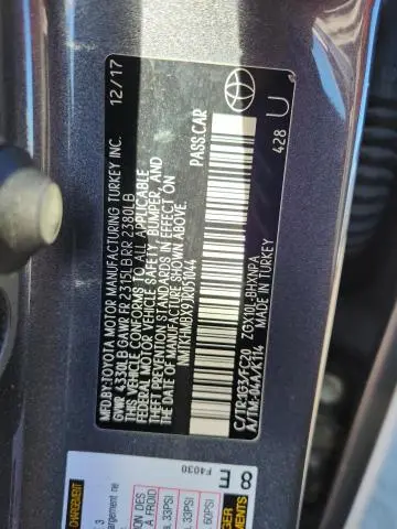 2018 TOYOTA C-HR XLE  