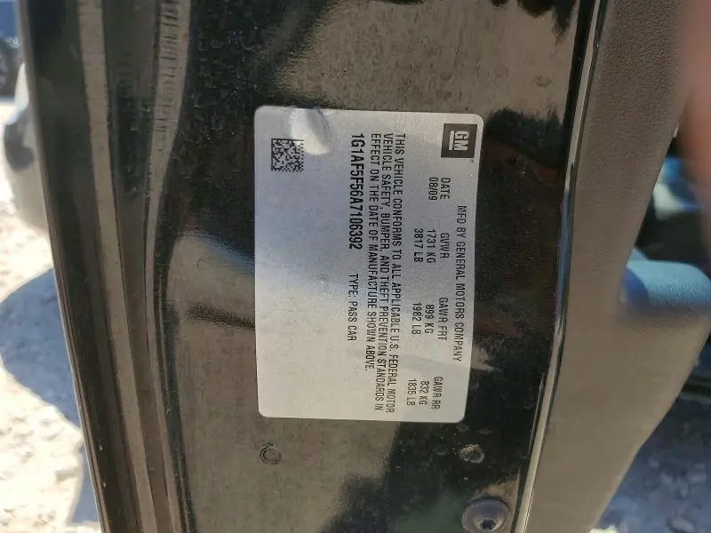 2010 CHEVROLET COBALT 2LT  