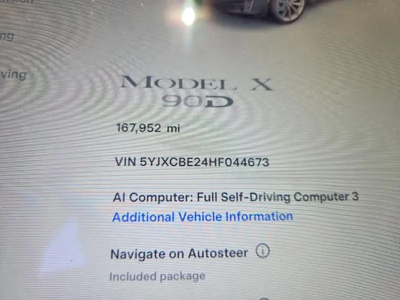 2017 TESLA MODEL X   