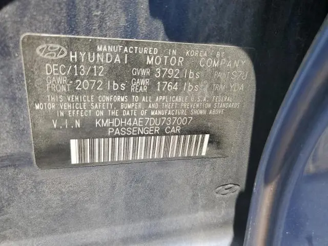 2013 HYUNDAI ELANTRA GLS  