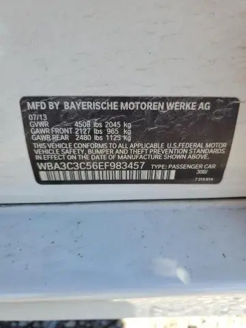 2014 BMW 320 I XDRIVE  