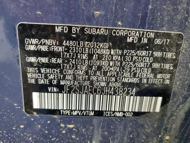 2018 SUBARU FORESTER 2.5I PREMIUM