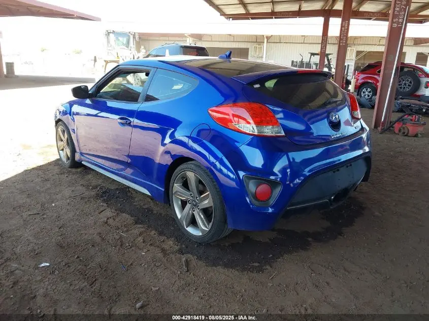 2013 HYUNDAI VELOSTER TURBO W/BLACK