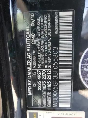 2011 MERCEDES-BENZ E 350  