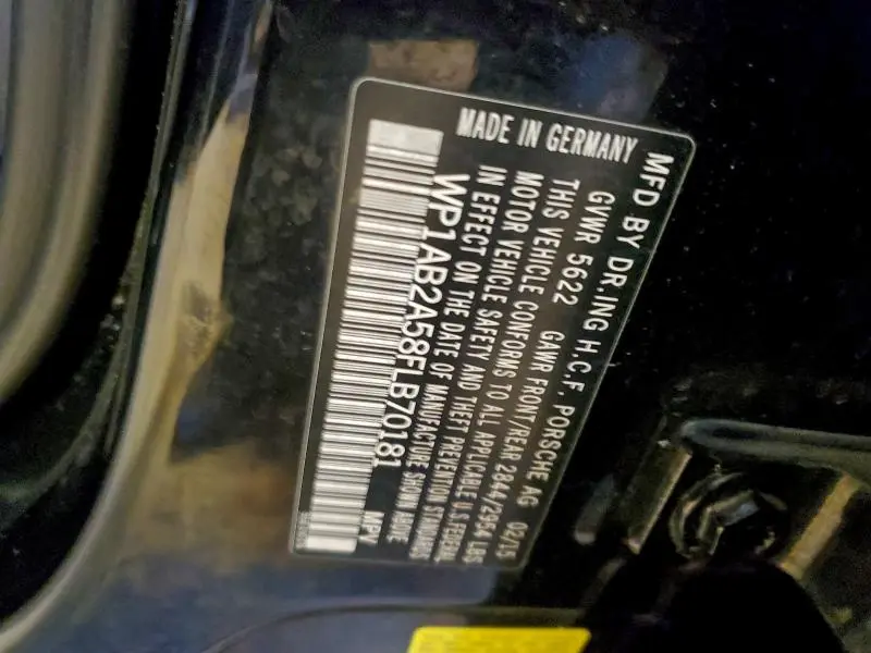 2015 PORSCHE MACAN S  