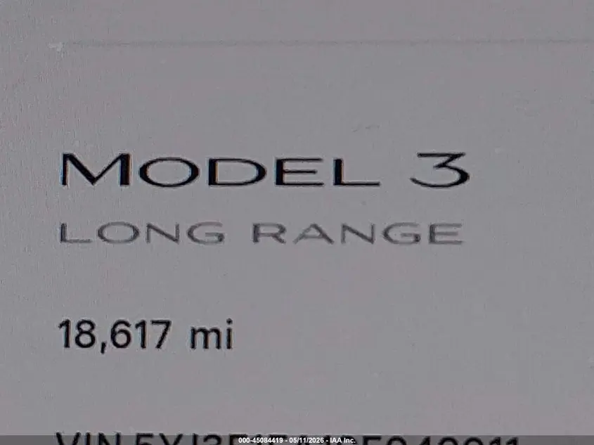 2025 TESLA MODEL 3 LONG RANGE REAR-WHEEL DRIVE/STANDARD REAR-WHEEL DRIVE