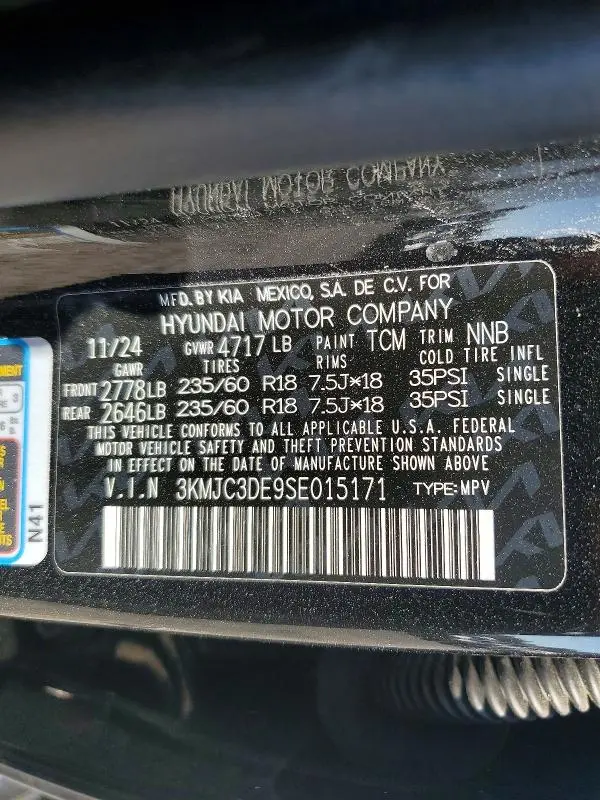 2025 HYUNDAI TUCSON SEL  