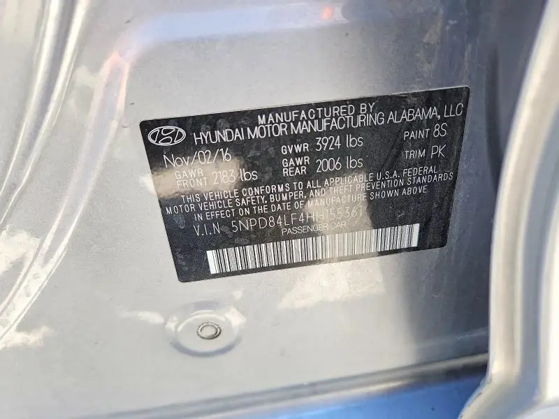 2017 HYUNDAI ELANTRA SE  