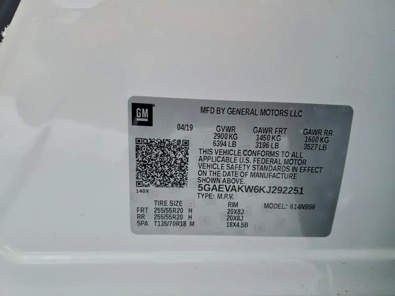 2019 BUICK ENCLAVE ESSENCE  