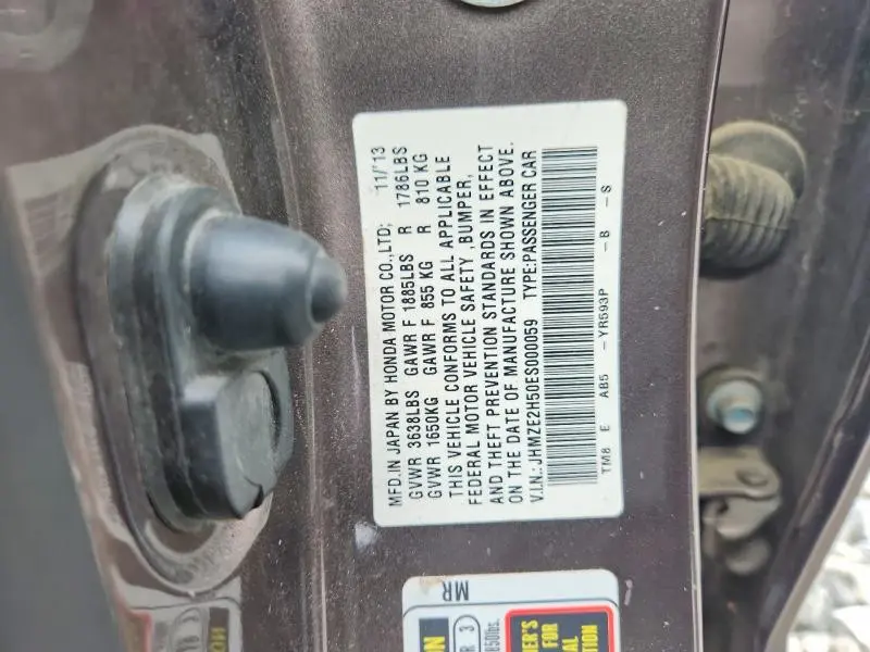 2014 HONDA INSIGHT LX  