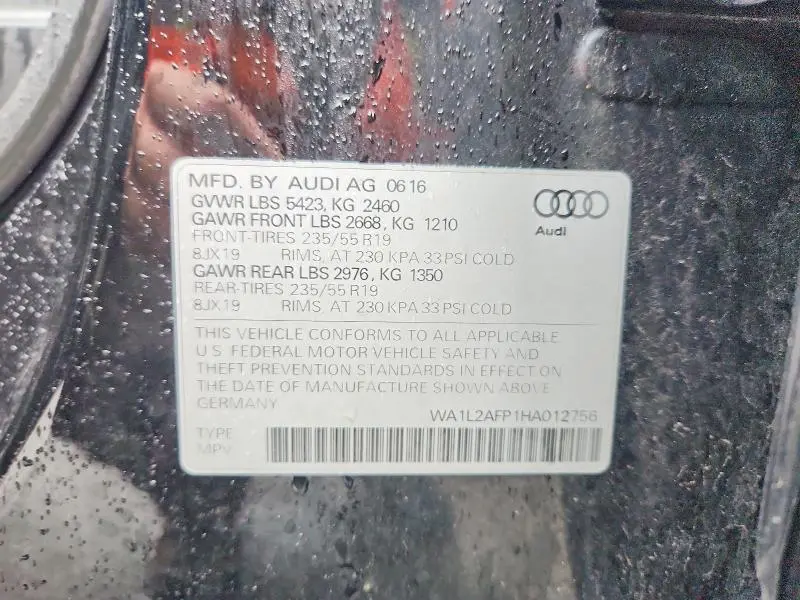 2017 AUDI Q5 PREMIUM PLUS  