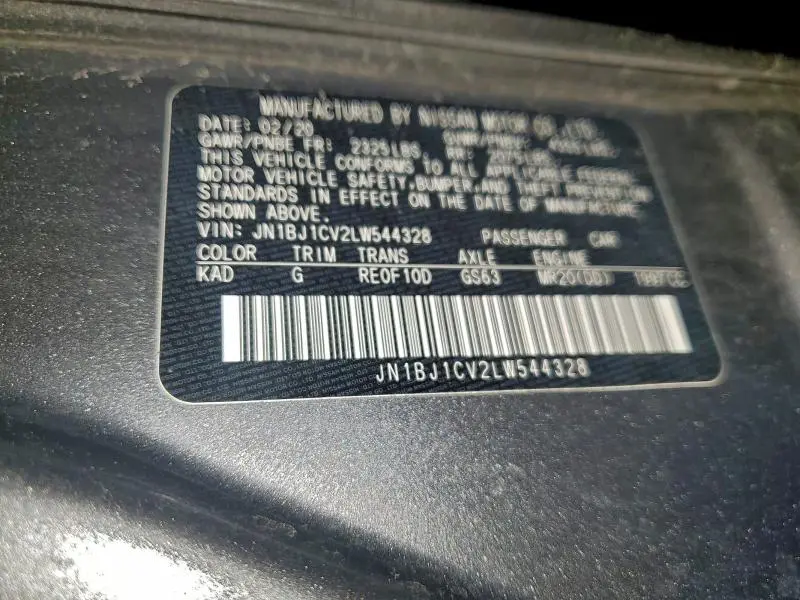 2020 NISSAN ROGUE SPORT S  